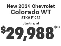 Chevrolet Colorado financing offer