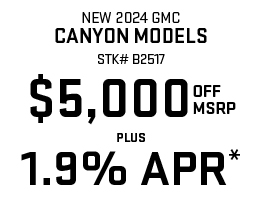 2024 GMC Canyon Offer
