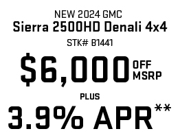 2024 GMC Sierra 2500HD offer