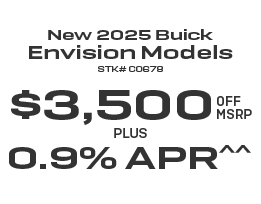 2025 Buick Envision offer