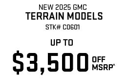 2025 GMC Terrain offer