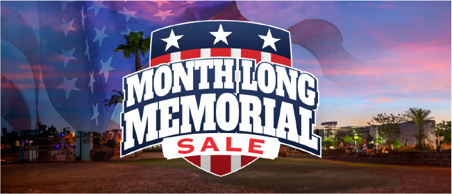 Month Long Memorial Sale