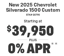 New 2025 Chevrolet Silverado 1500 Custom offer