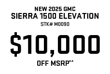 New 2025 GMC Sierra 1500