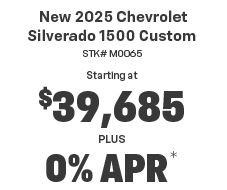 New 2025 Chevrolet Silverado 1500 Custom offer